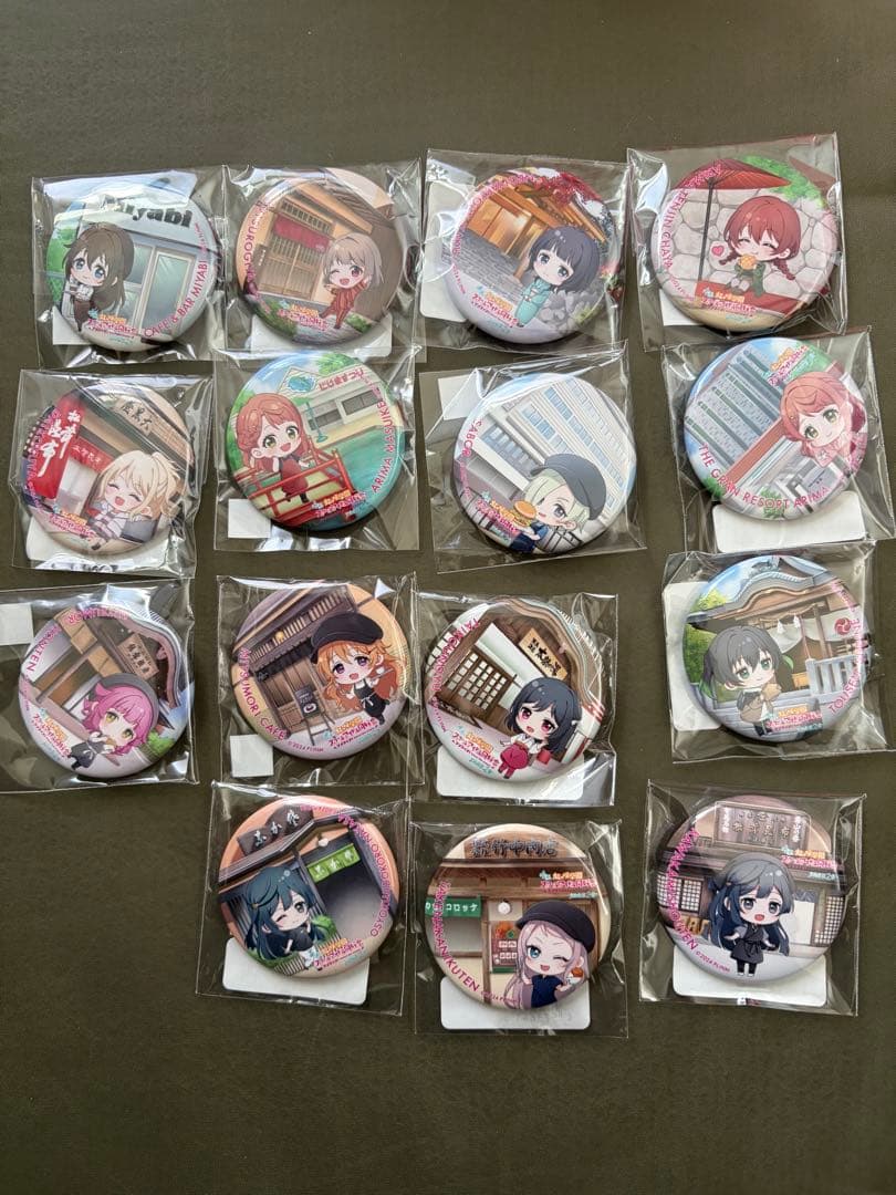 ニジガク×有馬温泉　まちあるき缶バッジ　全種セット