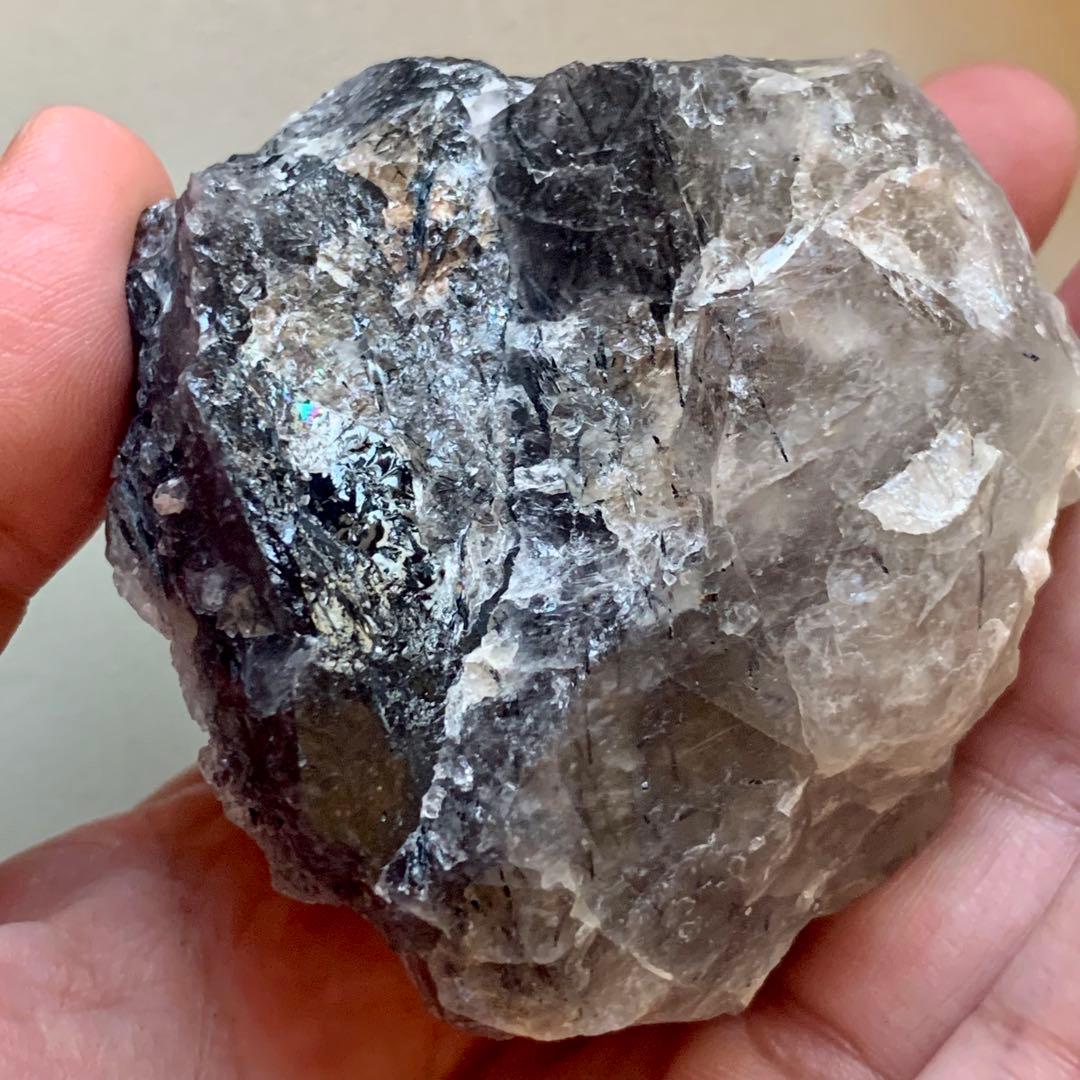 めちゃ審美的なザギマウンテンクォーツE/リーベカイトインクォーツ/特大