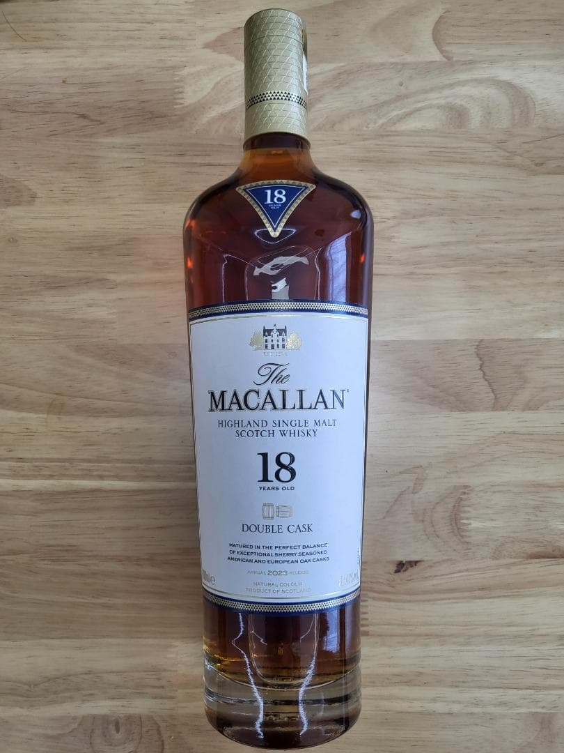 【期間限定 特別価格】マッカラン 18年 ダブルカスク 2023年 43度