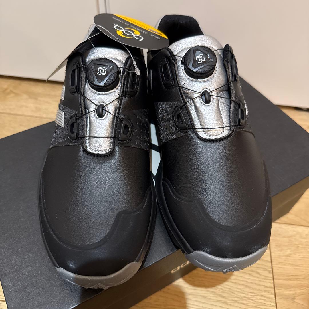 adidas bounce ゴルフシューズ ブラック/シルバー