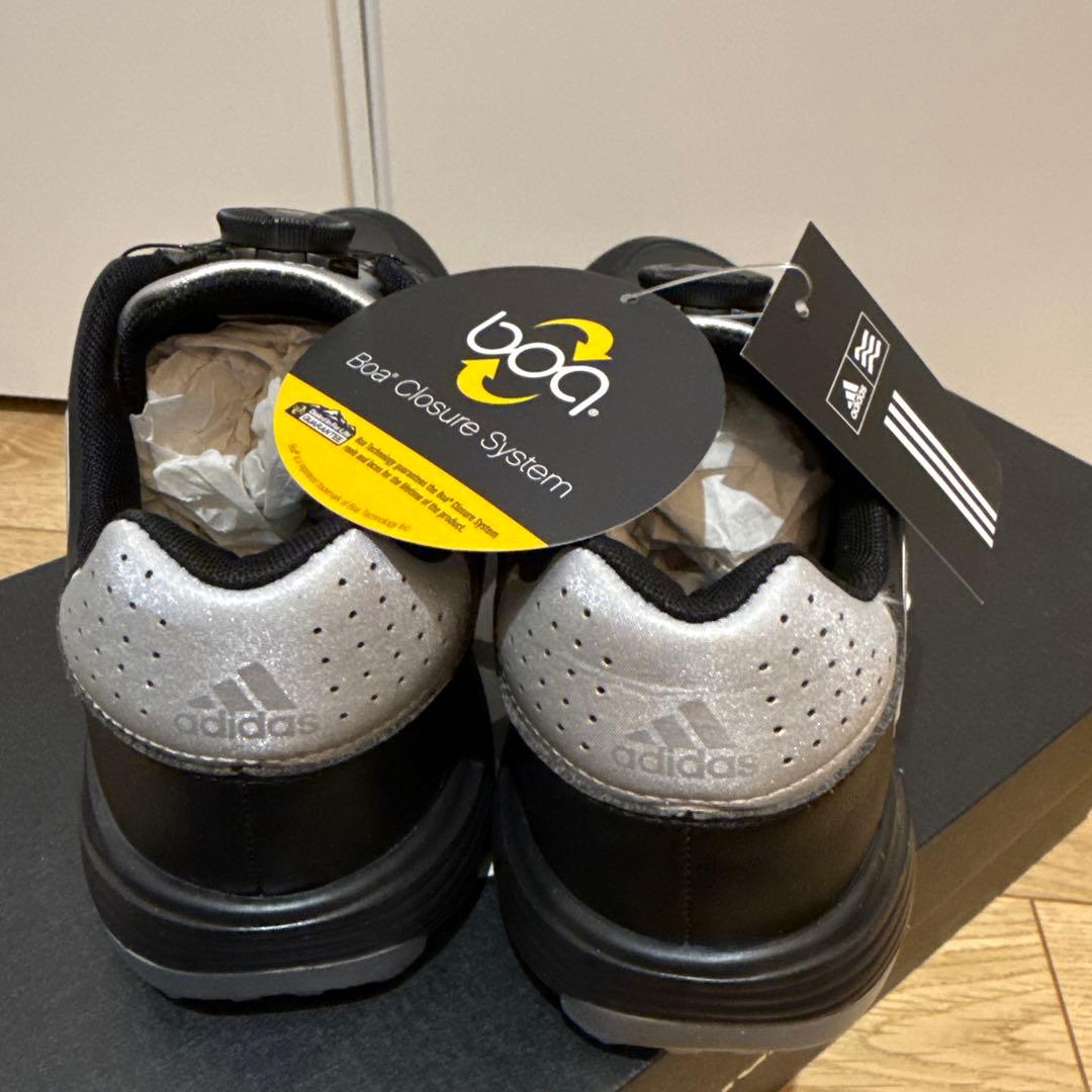 adidas bounce ゴルフシューズ ブラック/シルバー