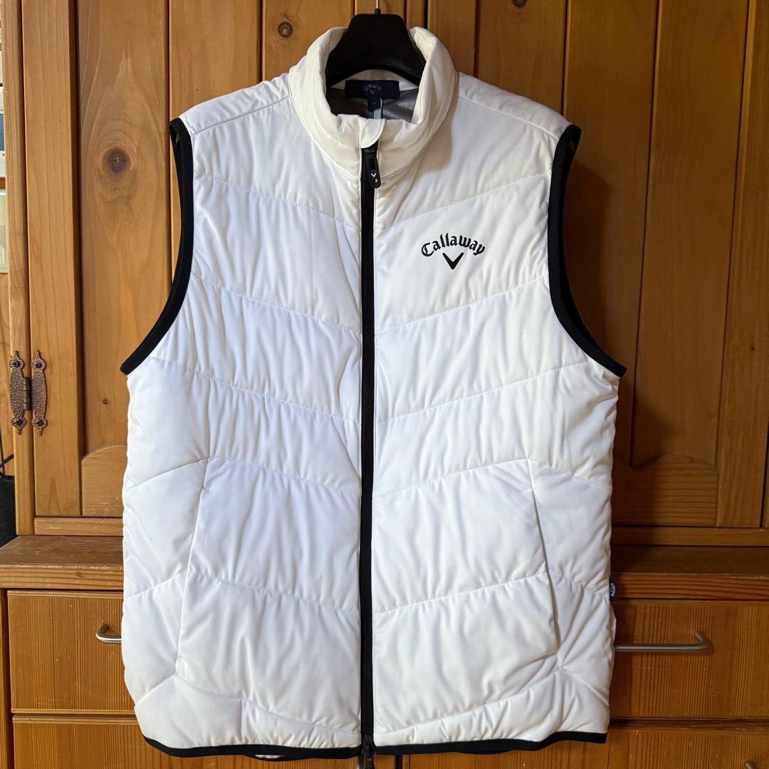 Callaway/メンズゴルフウェア/スターストレッチフルジップ中綿ベスト/M