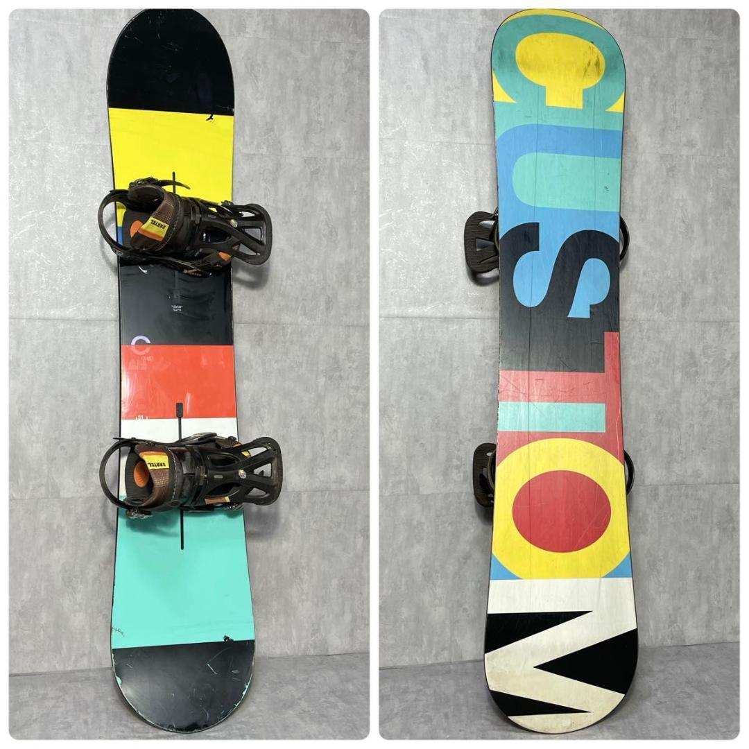 スノーボードセット バートン カスタム BURTON メンズ 2点 151cm