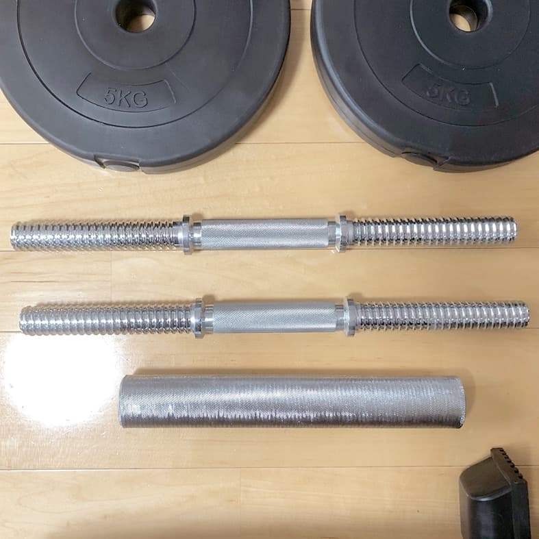 【引取限定】ダンベル フラットベンチ ベンチプレス グローブ（セット）40kg