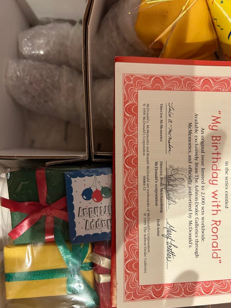 マクドナルド　マックメモリーズ　アシュトンドレイク　限定2000体　新品未使用