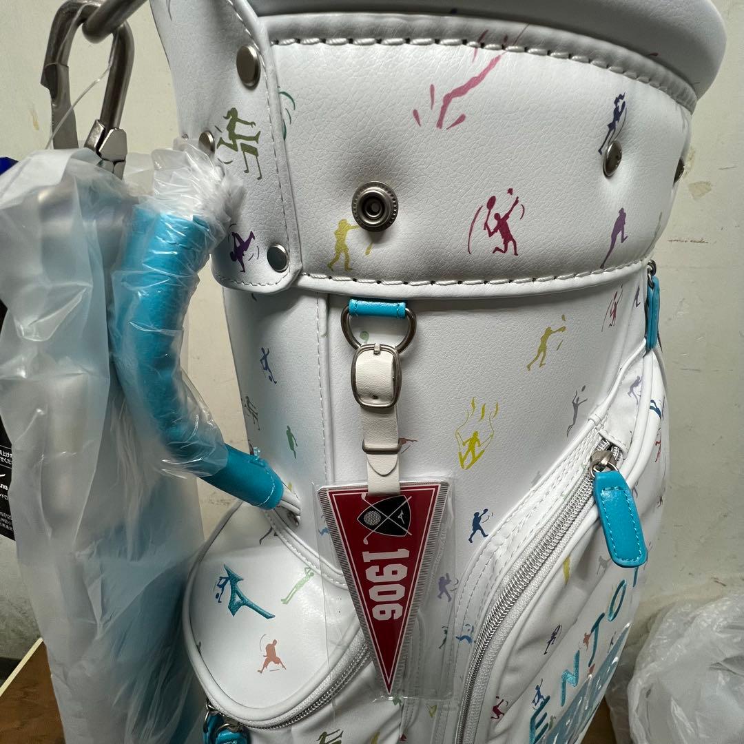 【新品未使用！】　ミズノキャディバック　カラフル