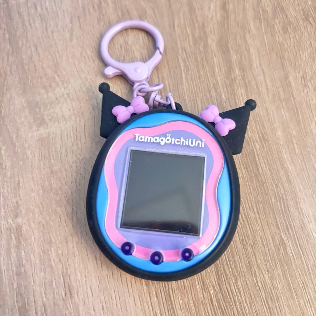 たまごっちユニ ブルー クロミケース付き