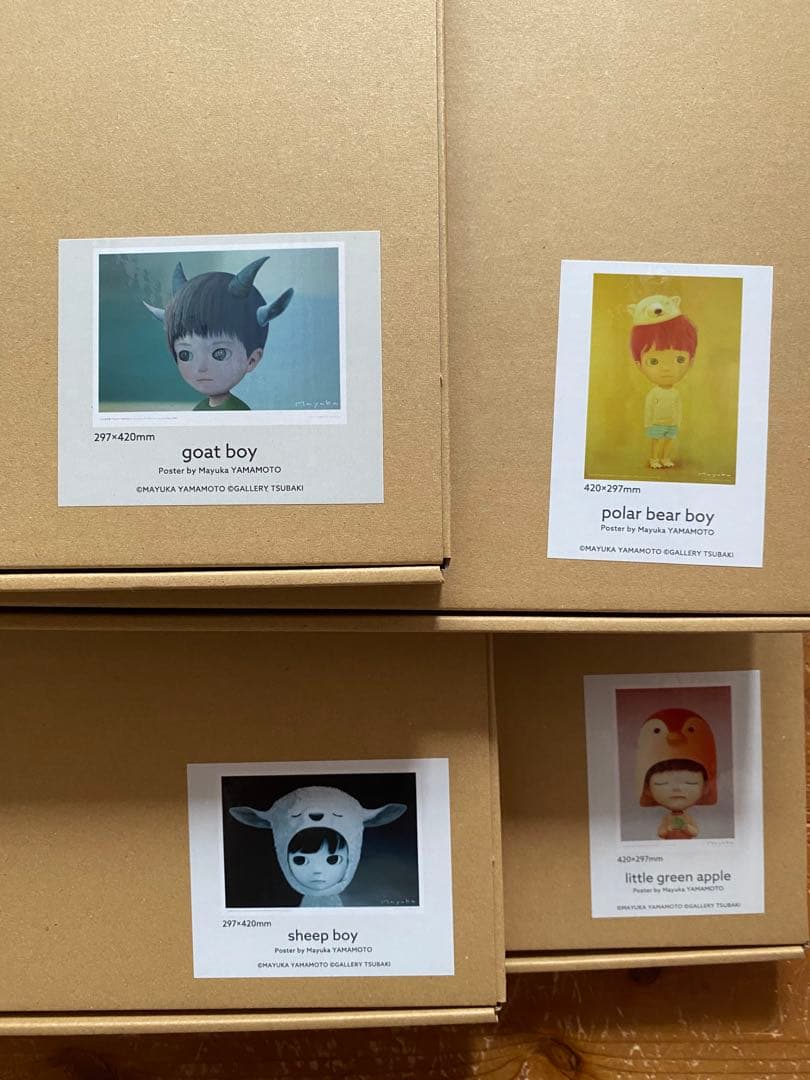 山本麻友香 ポスター 4種+ポストカード