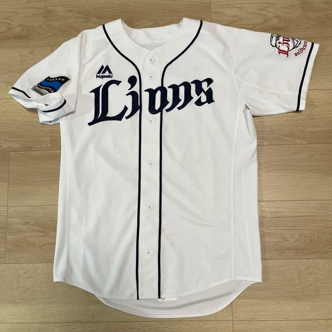 埼玉西武ライオンズ　山下　実使用ホームユニフォーム