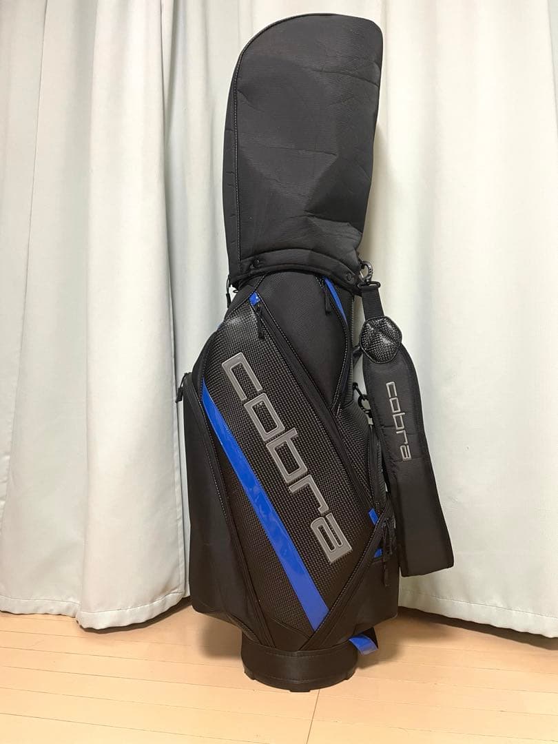 Cobra キャディバッグ ブラック/ブルー