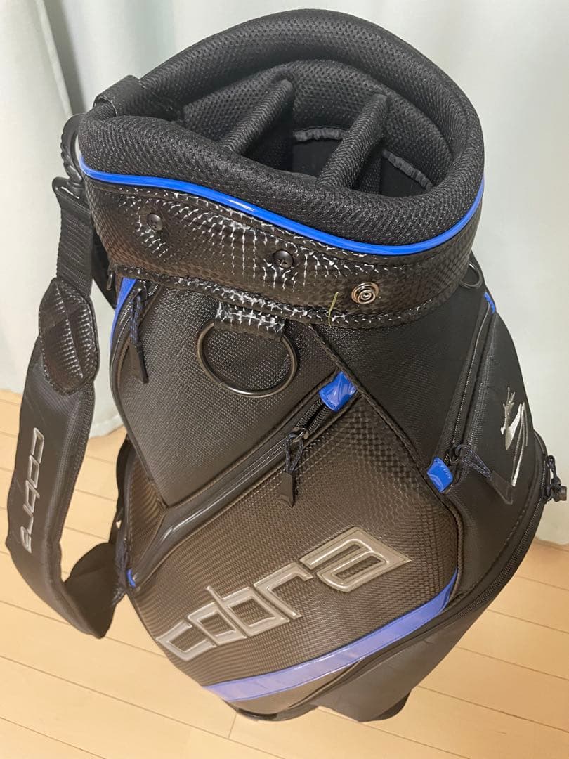 Cobra キャディバッグ ブラック/ブルー