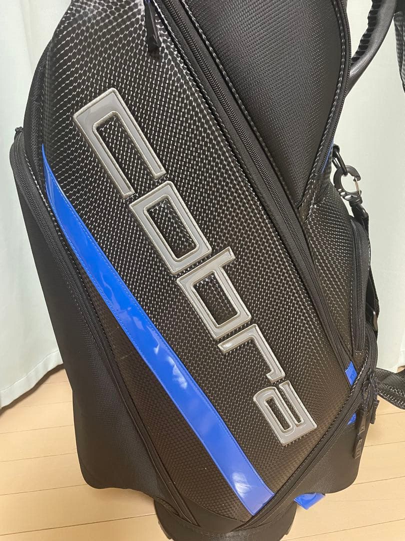 Cobra キャディバッグ ブラック/ブルー