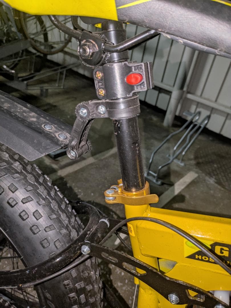 折りたたみ20インチファットタイヤ自転車