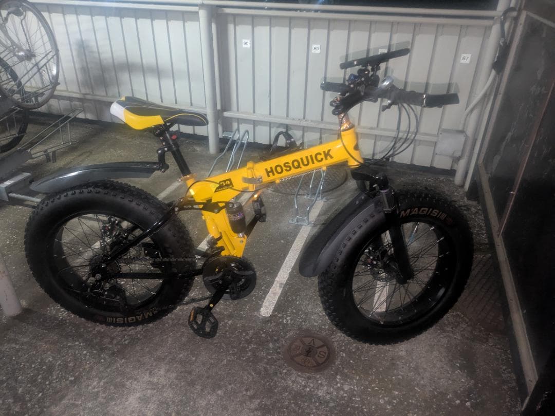 折りたたみ20インチファットタイヤ自転車