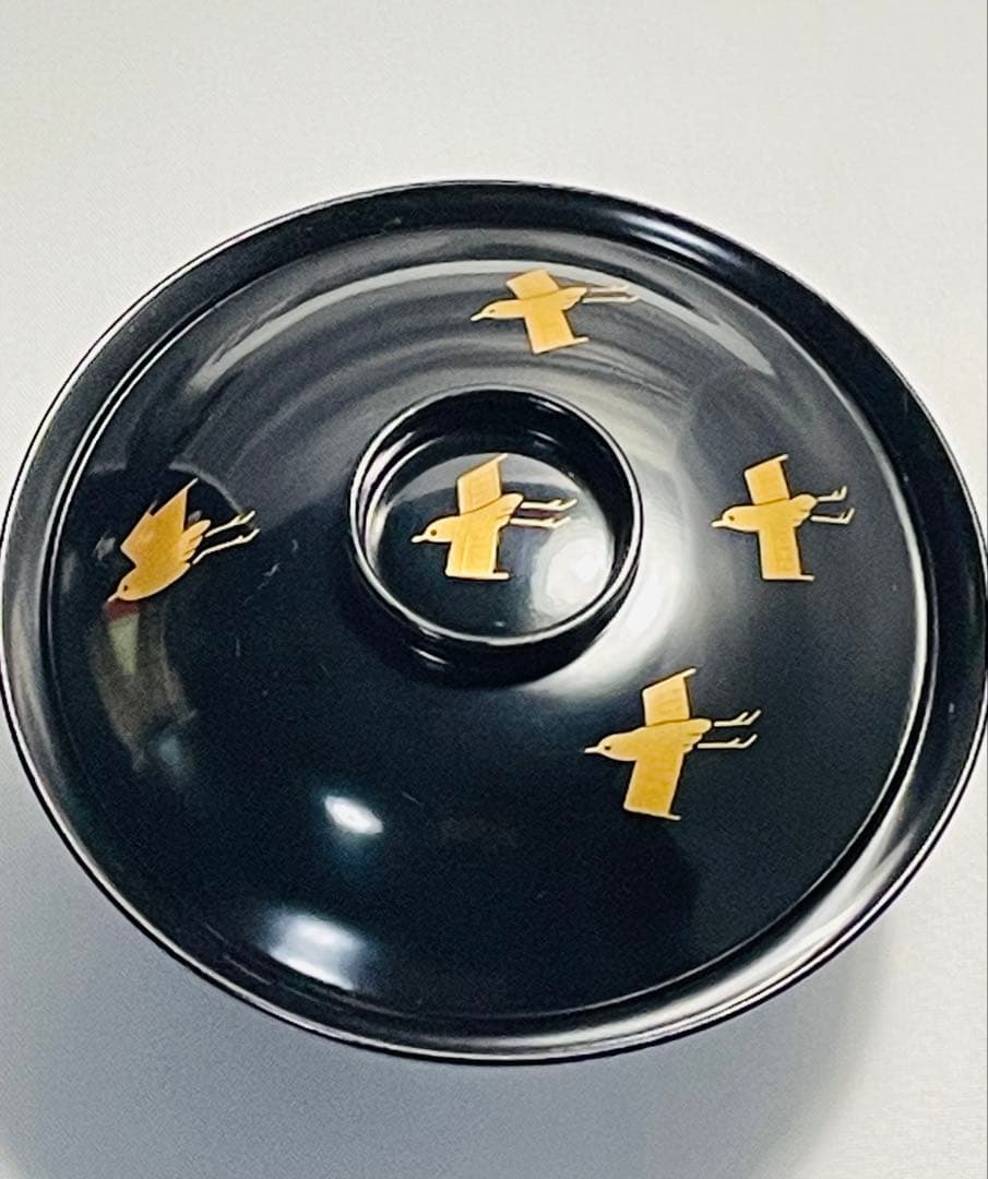 明治期輪島塗蒔絵お椀五客セット