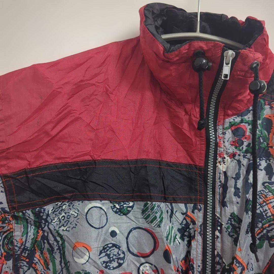 レトロ ヴィンテージ 総柄 スキーウェア つなぎ ジャンプスーツ