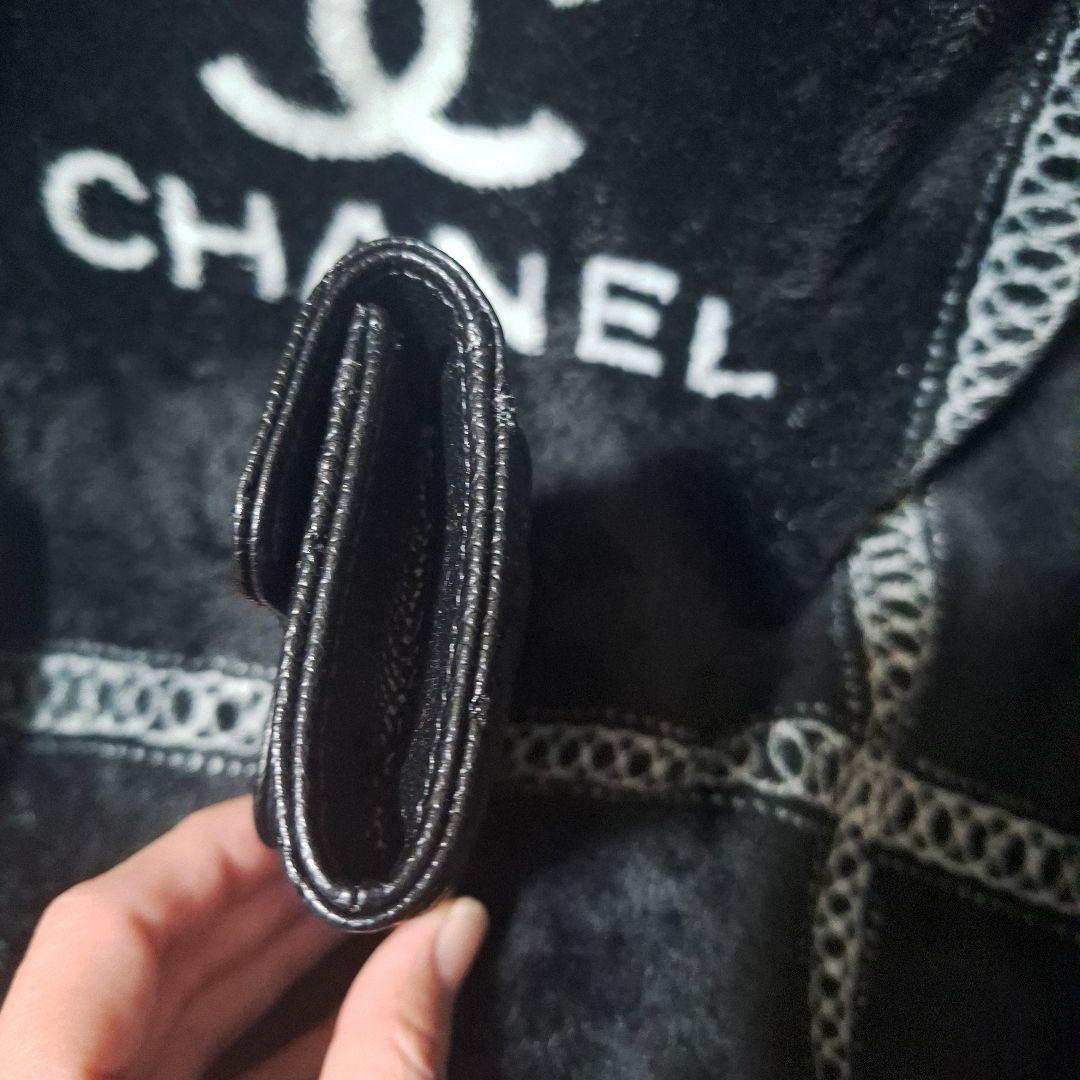 大人気❣️CHANEL ブラックキルティングケース ゴールドロゴノベルティ