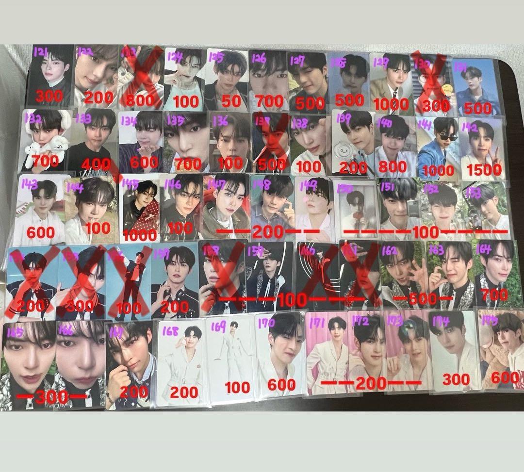 zerobaseone zb1 ゼベワン　ハンビン　トレカ　まとめ売り　特典