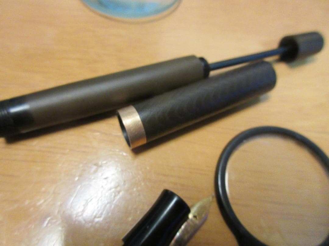 戦前 インク止め式 万年筆 14K