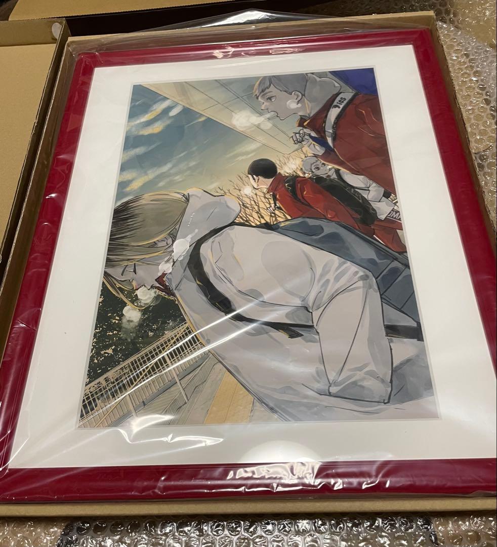 ハイキュー　額装精細デジタルカラー　複製原画　セル画