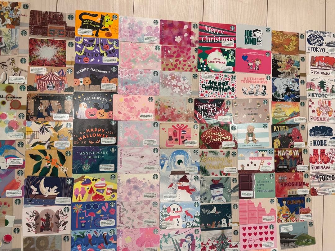 スタバカード PIN削り済み 102枚まとめ売り