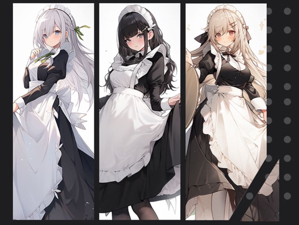 廃盤品✩J1071＃魔法女仆安洁莉娜(贝壳光)切売り海外人物女の子AIマステ