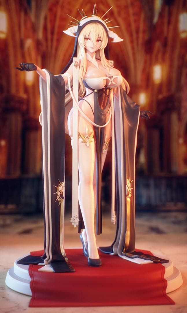 25ｃｍ　インプラカブル 1/7 アズールレーン ガレキ 未塗装未組立　アズレン