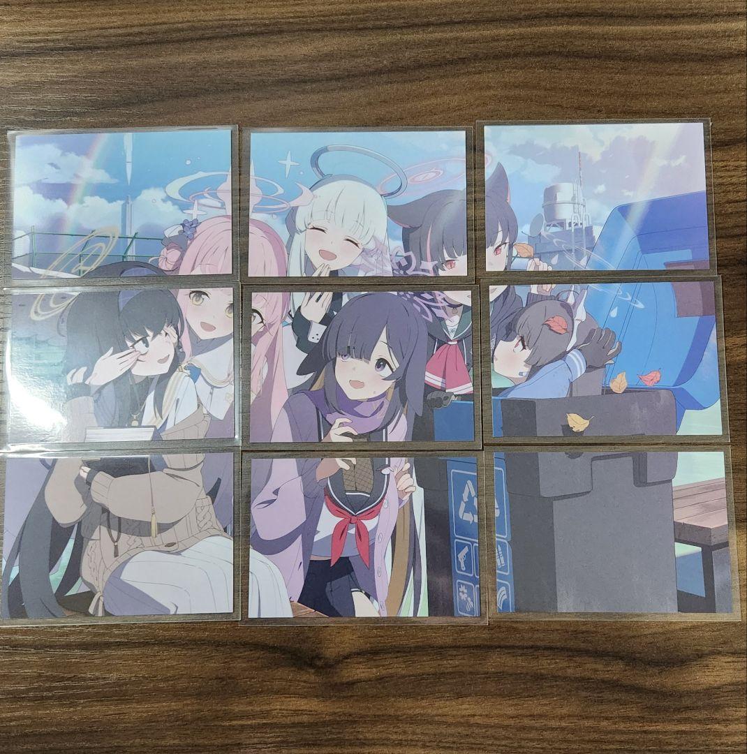 ブルーアーカイブ　二周年　ノベルティカード　A～Cコンプリートセット