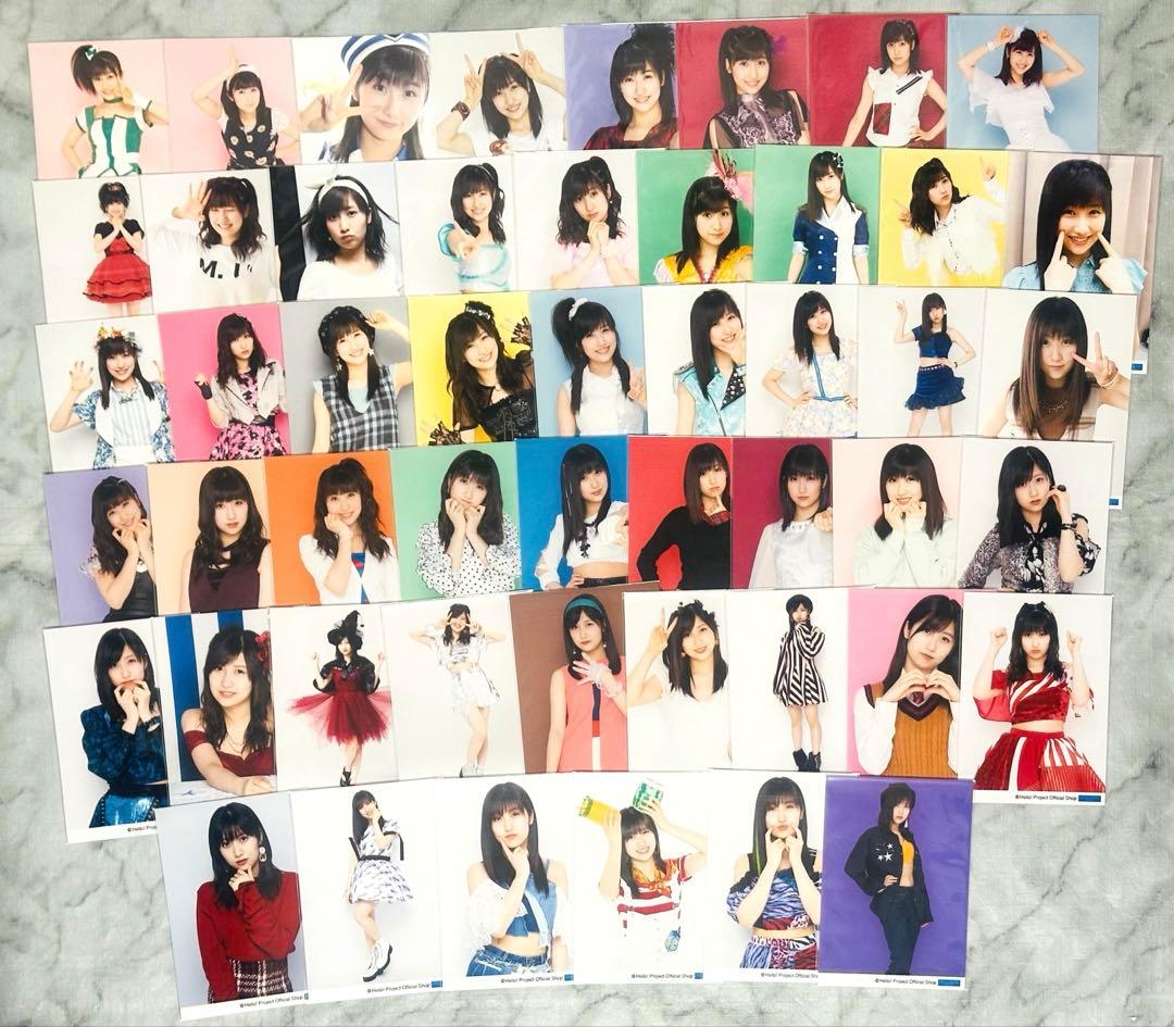 モーニング娘。 佐藤優樹 ハロショ 卒業記念プレイバック生写真セット ①