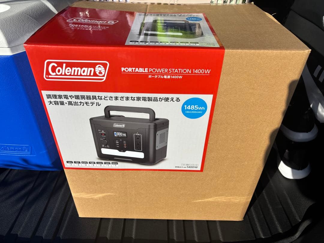 さ*だ様 新品未開封 Coleman ポータブル電源 1400W CLM-TL1