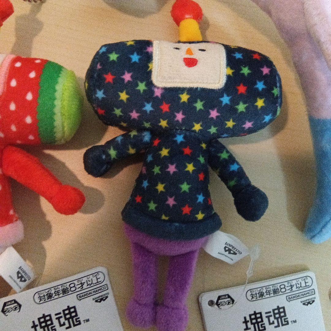 塊魂 カバンに付けられるぬいぐるみ 全5種セット