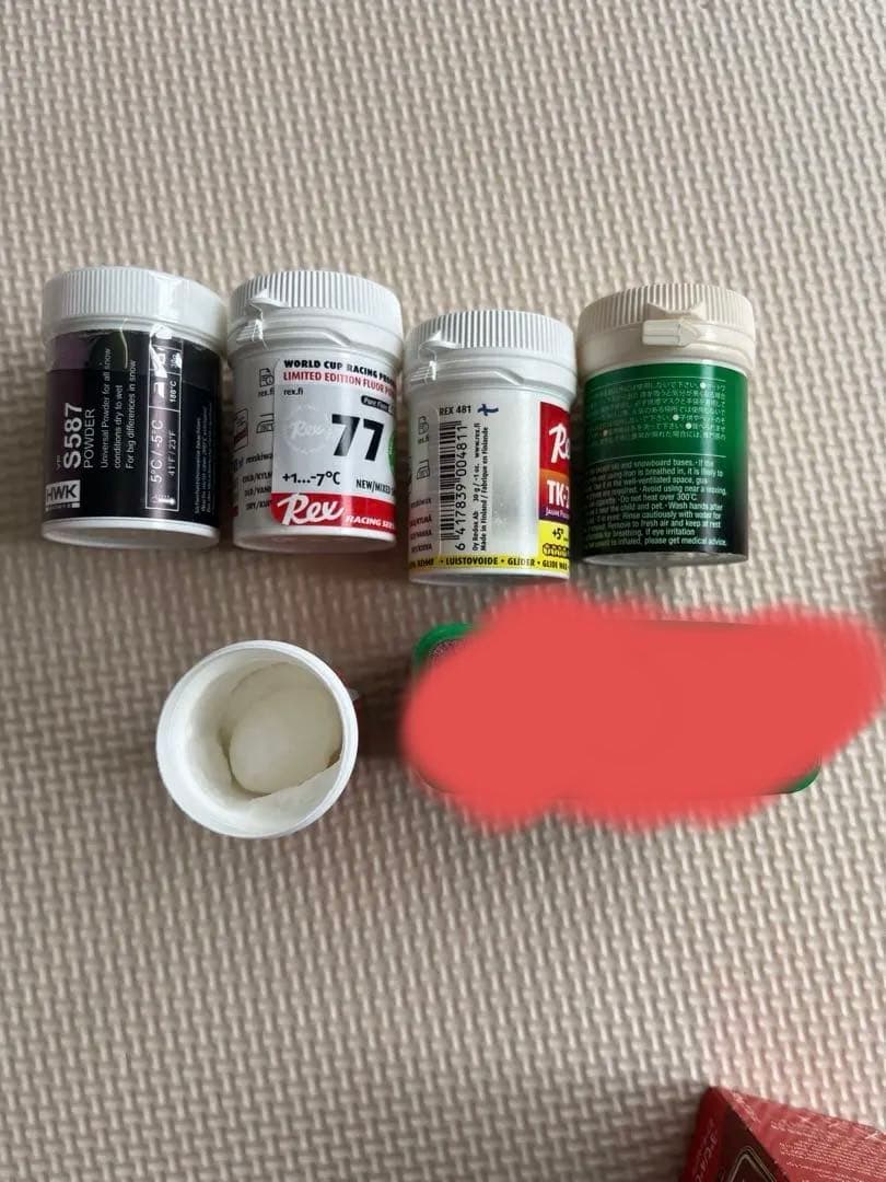 swix FC8など高フッ素含ワックス各種　5個セット