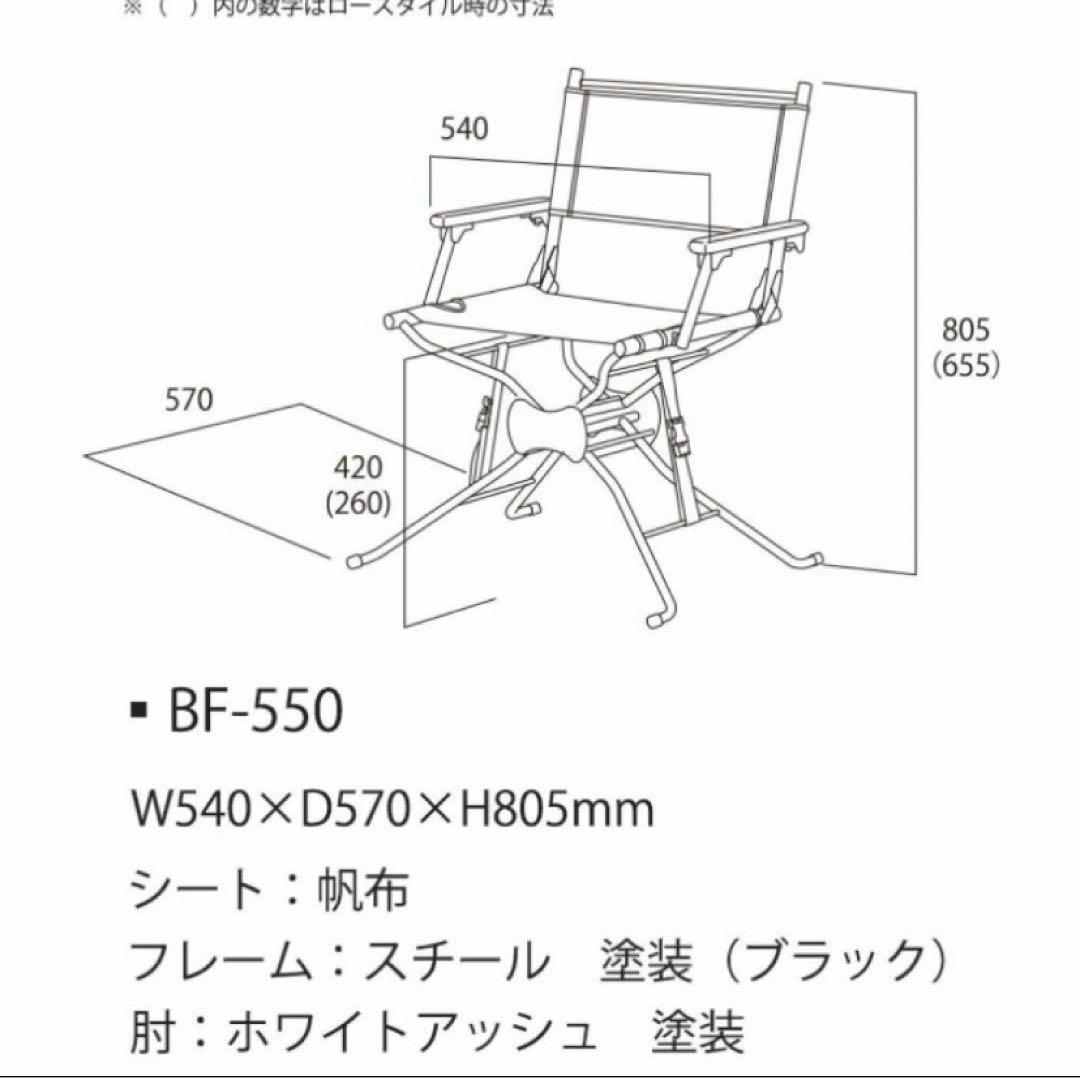 【新品・2脚セット】　HangOut BF DirectorsChair