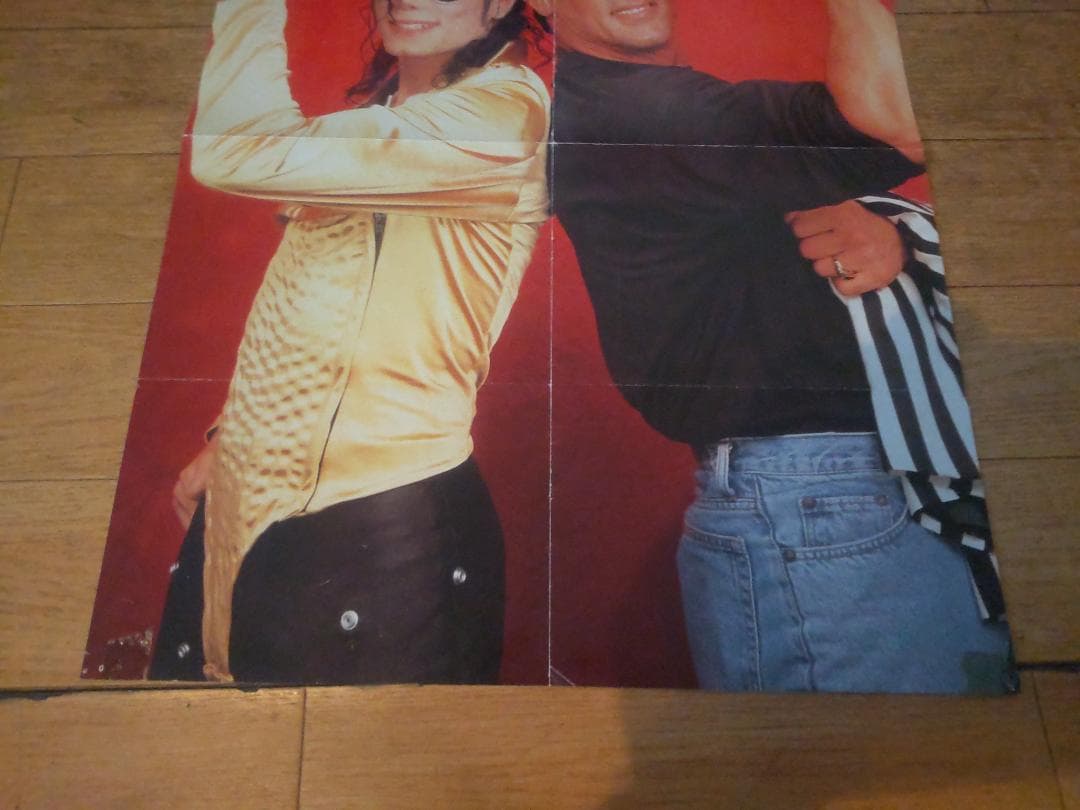 廃版 マイケルジャクソン シルベスタースタローン ポスター ボディビル 筋肉