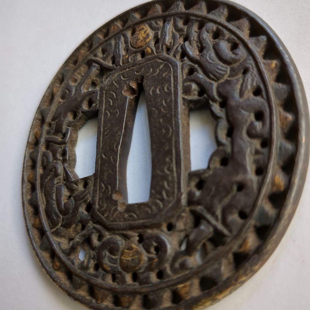 日本刀　鍔　 南蛮鍔(36)