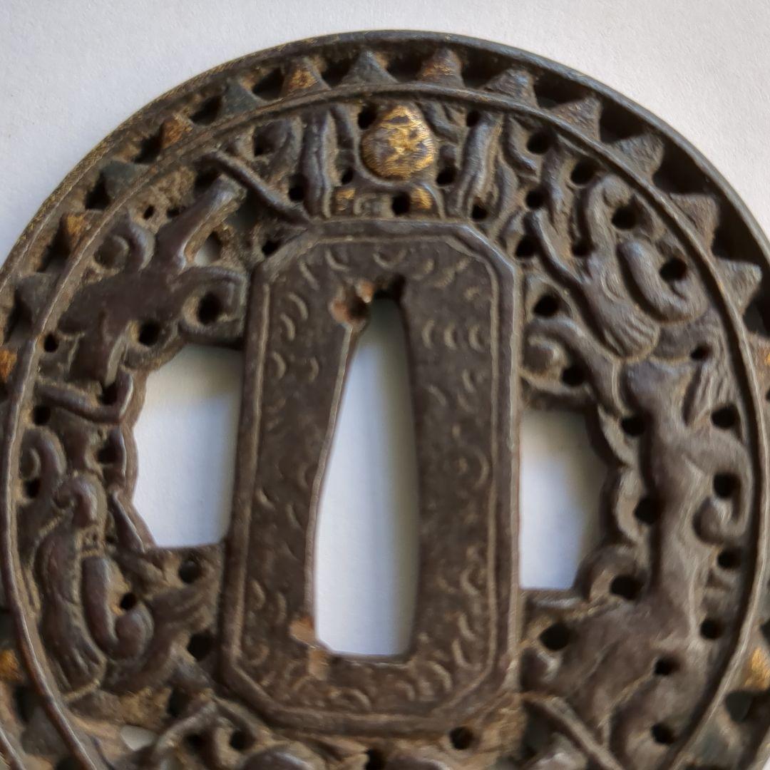 日本刀　鍔　 南蛮鍔(36)