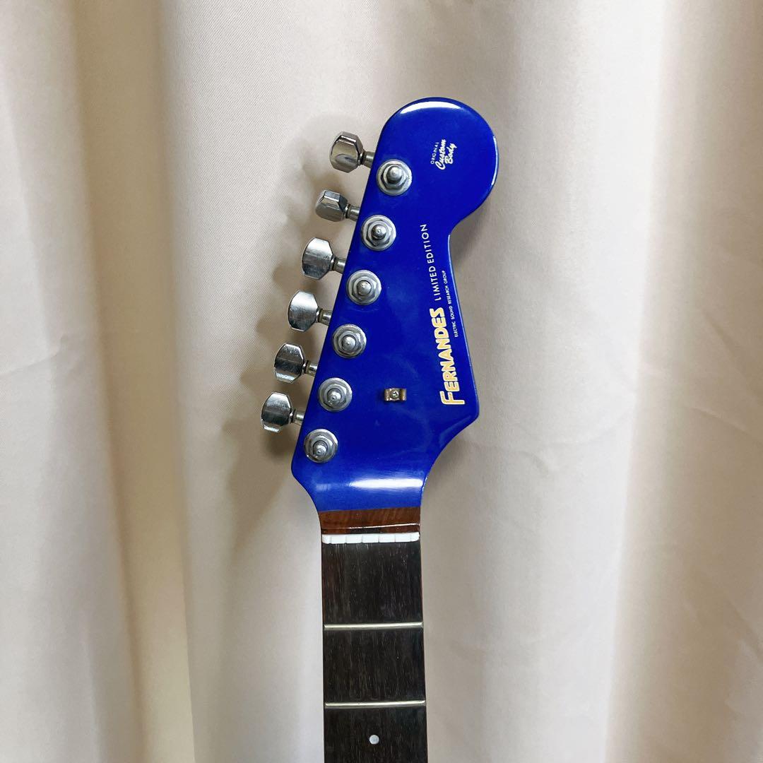 限定】FERNANDES LIMITED EDITION SSH 青 エレキ