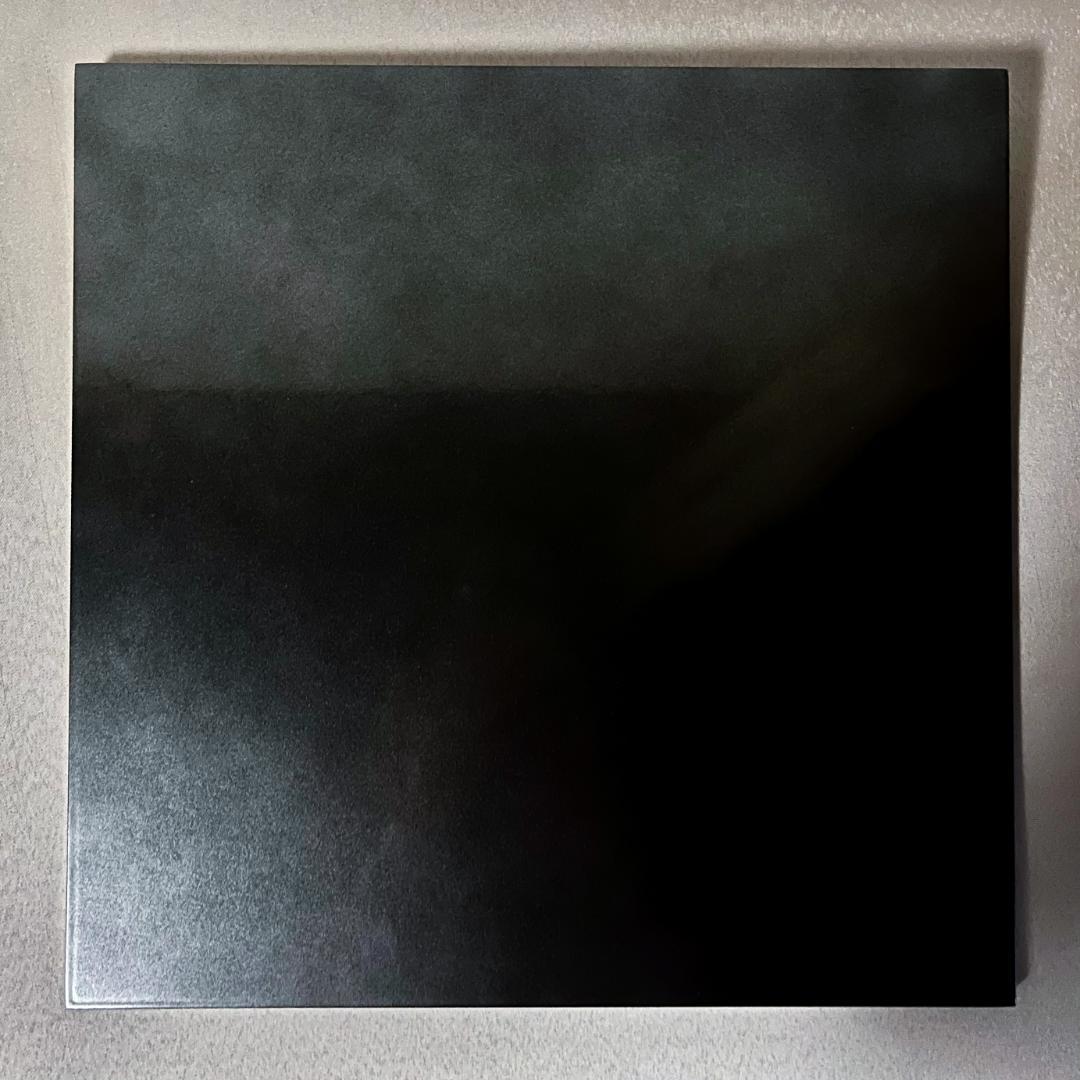 ★新品未使用 超美品 ★リバーシブル折敷　ガンメタリック✖️メタリックホワイト