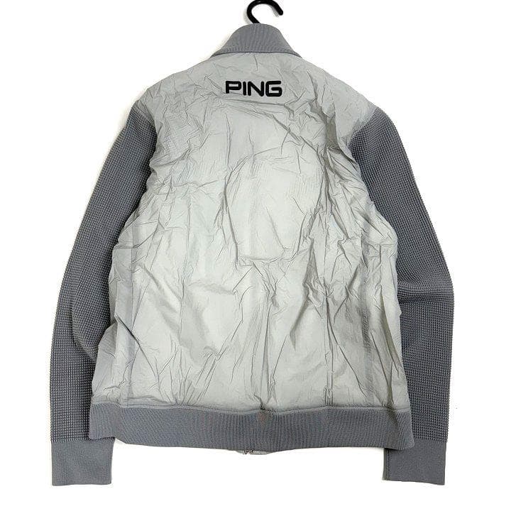 新品 PING ピン ゴルフ 高機能 ドッキング ブルゾン ジャケット 灰 LL
