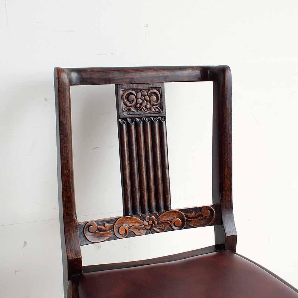 ミッキー様 バルボスレッグ オーク材 チェア D ZR24226