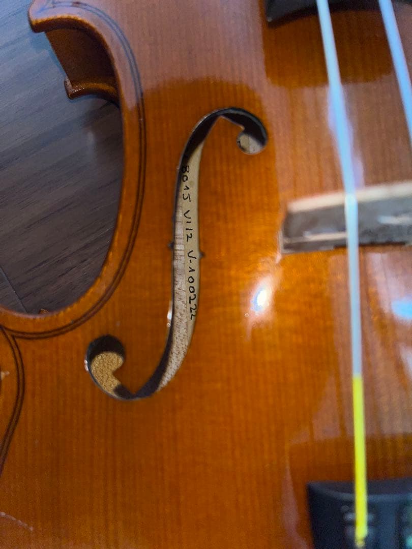 ペゾルト　801 バイオリン 1/2サイズ　本体 肩当て　アルシェ弓　ケース付き