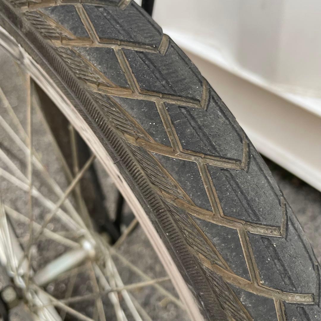 折りたたみ自転車 20インチ JEEP 6段変速カゴ付き