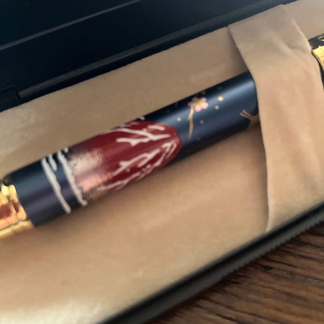 優美蒔絵シリーズ　ボールペン 3本セット(黒、赤、シャーペン)