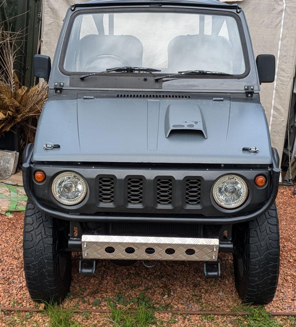 40's当時物アメリカUSAAFビンテージアルミ製シート2脚 オマケ車SJ30付