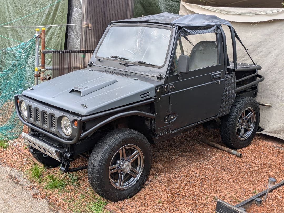 40's当時物アメリカUSAAFビンテージアルミ製シート2脚 オマケ車SJ30付