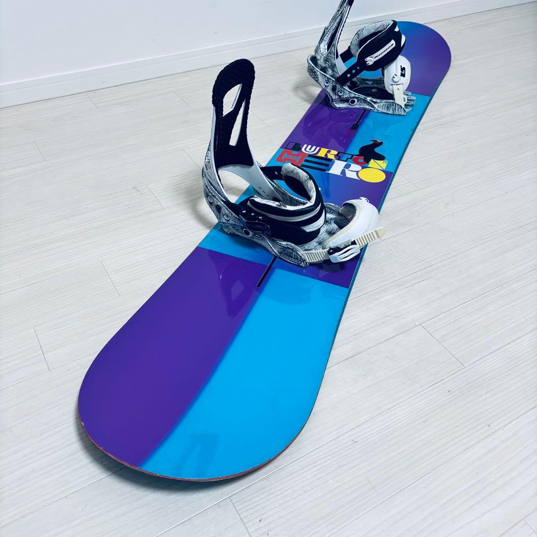 BURTON HERO 158cm＋Mission M｜バートン 板 バイン付き