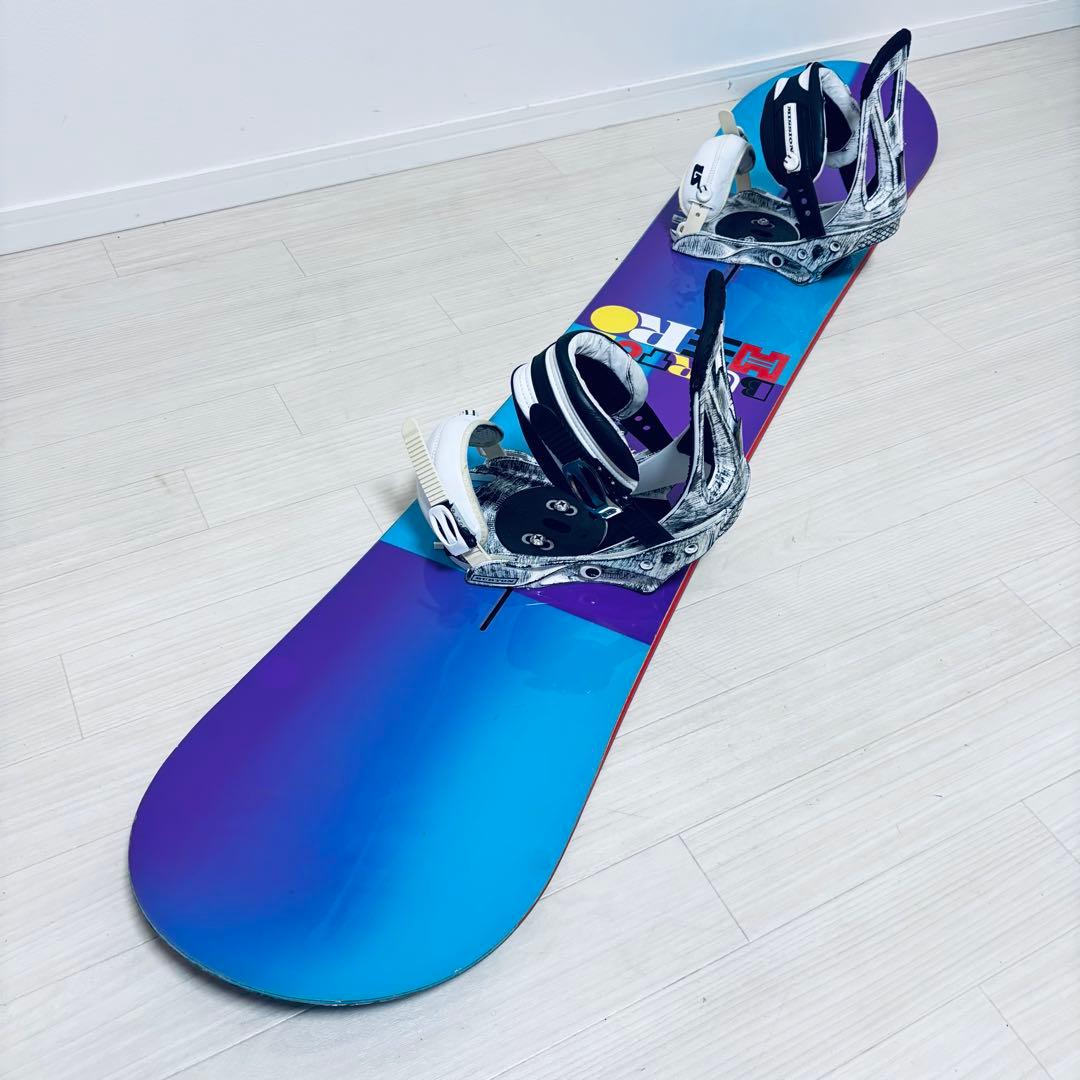 BURTON HERO 158cm＋Mission M｜バートン 板 バイン付き