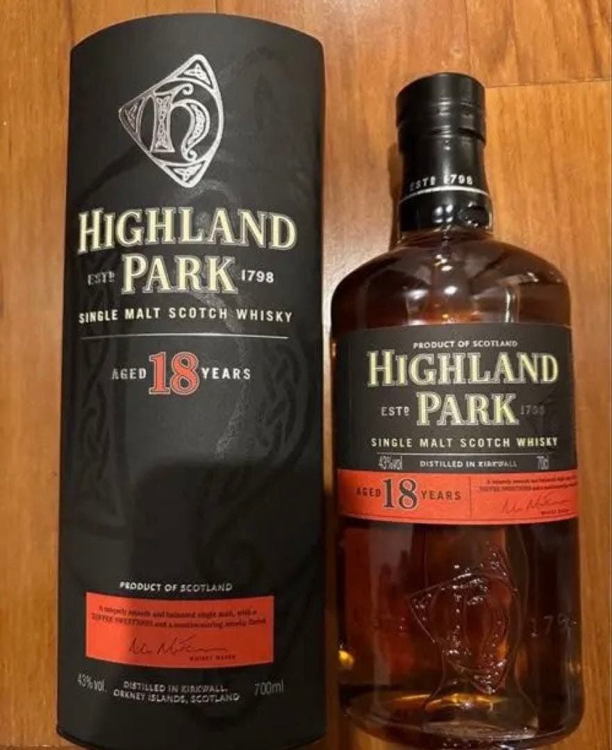 【終売】ハイランドパーク　18年　旧ボトル　700ml