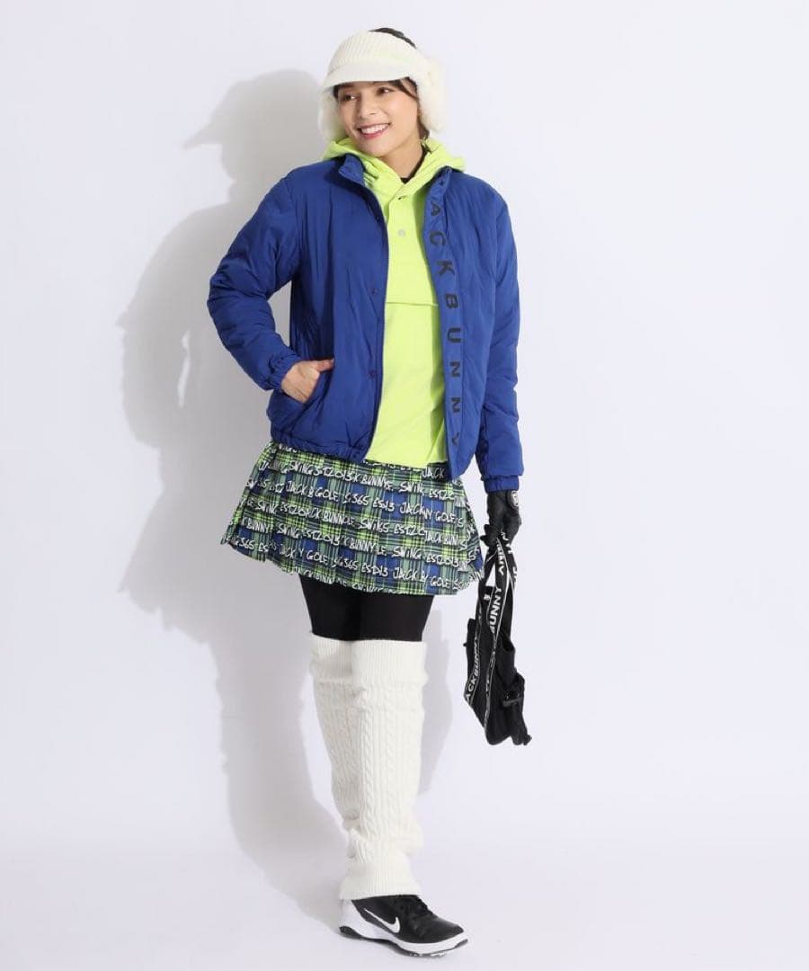 ジャックバニー Jack Bunny!!ストレッチ袋織り中綿ジップアップブルゾン