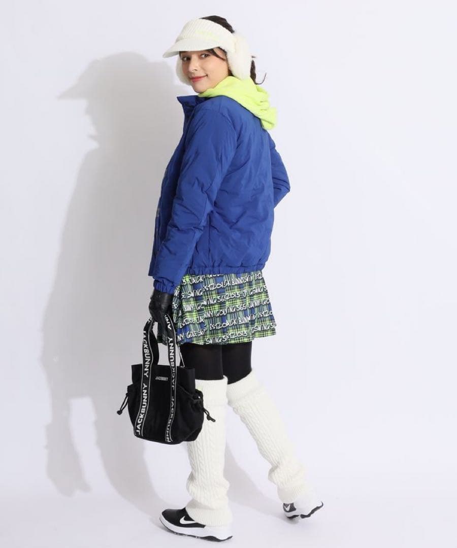 ジャックバニー Jack Bunny!!ストレッチ袋織り中綿ジップアップブルゾン